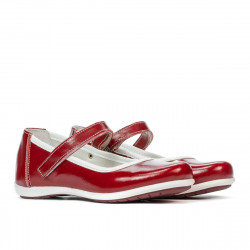 Buty dziecięce 151-1 lakier bordowy