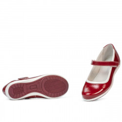Buty dziecięce 151-1 lakier bordowy