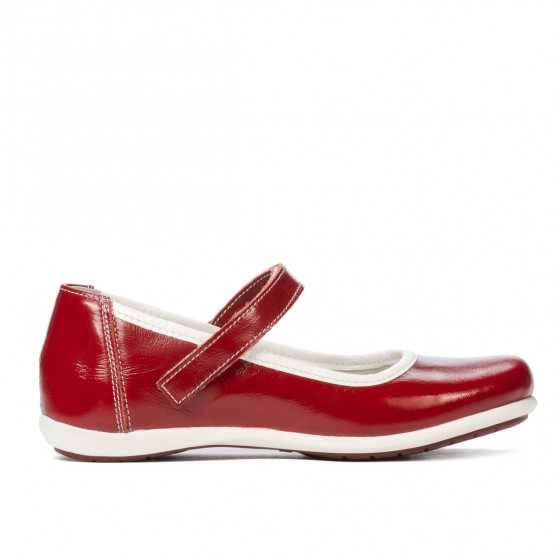 Buty dziecięce 151-1 lakier bordowy