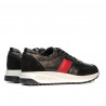 Buty sportowe damskie 6030 czarny+czerwony