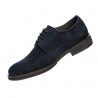 Casualne/eleganckie buty męskie 918 indygo welur