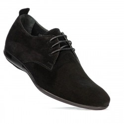 Casualowe buty męskie 816 czarny welur