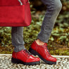 Dziecięce buty 158 lakierowane bordo