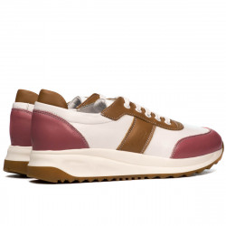Buty sportowe damskie 6030 różowe+białe