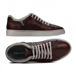 Buty sportowe męskie 913 bordo