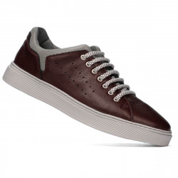 Buty sportowe męskie 913 bordo
