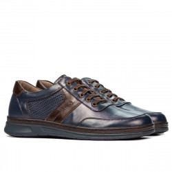Męskie buty casual/sport 919 indigo kombinowany