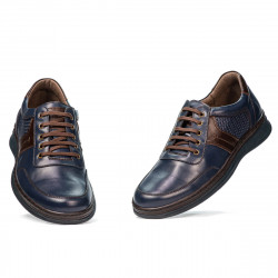 Męskie buty casual/sport 919 indigo kombinowany