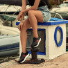 Buty sportowe damskie 6030 czarny+czerwony