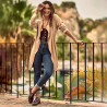 Damskie buty casual 6020 lakier bordowy