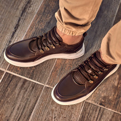 Casualne/sportowe buty męskie 917 kawa lifestyle