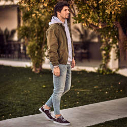 Buty sportowe męskie 913 bordo lifestyle