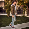 Buty sportowe męskie 913 bordo lifestyle