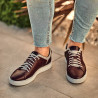 Buty sportowe męskie 913 bordo lifestyle