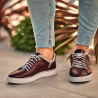 Buty sportowe męskie 913 bordo lifestyle