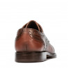 Eleganckie buty męskie 880 koniak połączony