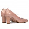Eleganckie damskie buty 1209 róż perłowy