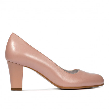 Eleganckie damskie buty 1209 róż perłowy