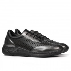 Damskie buty sportowe 6024 srebrne+czarne