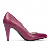 Eleganckie buty damskie 1234 cyklamen perłowy