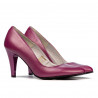Eleganckie buty damskie 1234 cyklamen perłowy