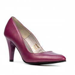 Eleganckie buty damskie 1234 cyklamen perłowy