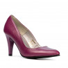 Eleganckie buty damskie 1234 cyklamen perłowy