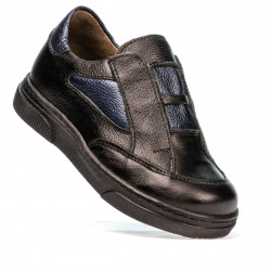 Buty dziecięce małe 70c czarno kombinowane