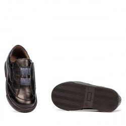 Buty dziecięce małe 70c czarno kombinowane