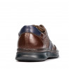 Buty casual/sport męskie 919 brązowe połączone