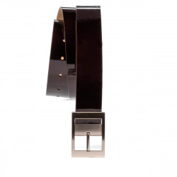 Damski pasek 02m lakier bordo