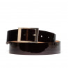 Damski pasek 02m lakier bordo