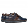 Buty casual/sportowe męskie 919m indigo kombinowany