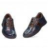 Buty casual/sportowe męskie 919m indigo kombinowany