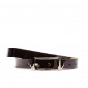 Damski pasek 03m lakier bordo