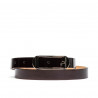Damski pasek 03m lakier bordo