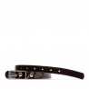 Damski pasek 03m lakier bordo