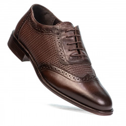 Eleganckie buty męskie 922 a kawa