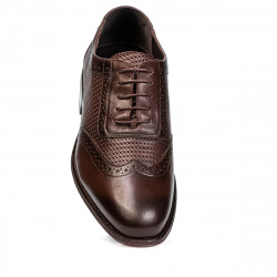 Eleganckie buty męskie 922 a kawa