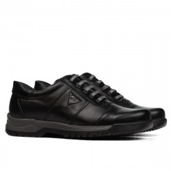 Męskie buty casual 923 czarne