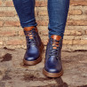 Buty męskie 4119 indigo kombinowane lifestyle