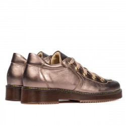 Damskie buty casual 6026 miedziane