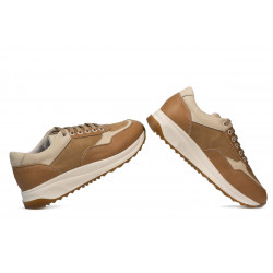 Damskie buty sportowe 6028 piasek kombinowany