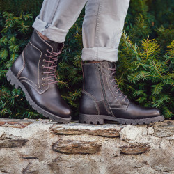 Buty męskie 498 brązowe
