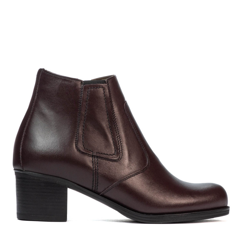 Damskie botki 3348 bordowe