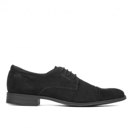 Eleganckie buty młodzieżowe 388 czarny welur