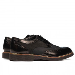 Casualowe buty męskie 826 czarno-kompozytowe