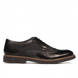 Casualowe buty męskie 826 czarno-kompozytowe