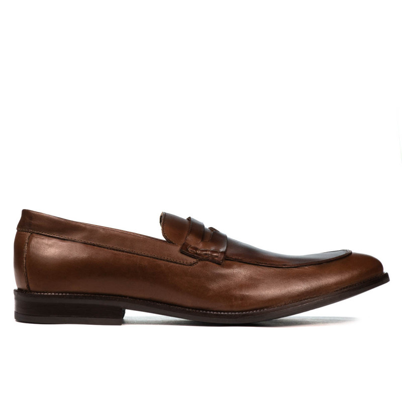 Eleganckie buty męskie 815 brązowy