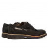Buty casual męskie 829 bufo czarny kombinowany